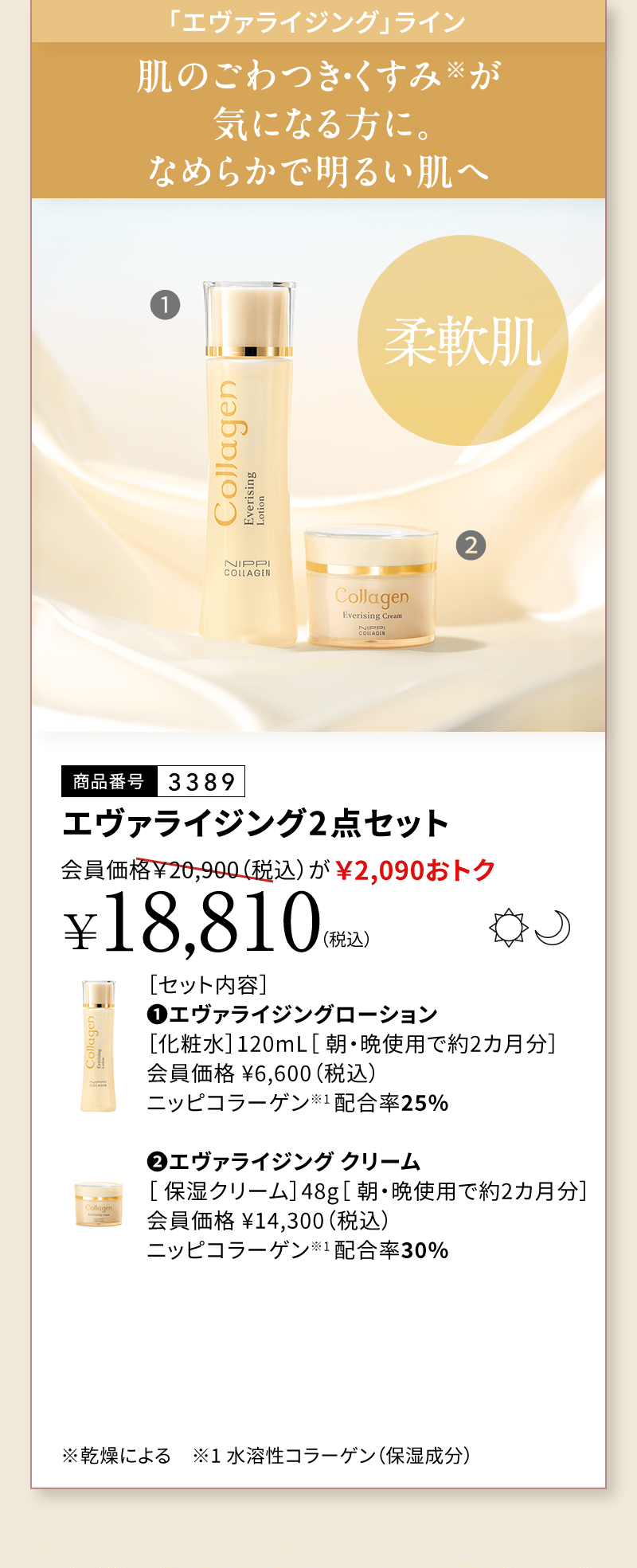 エヴァライジング2点セット