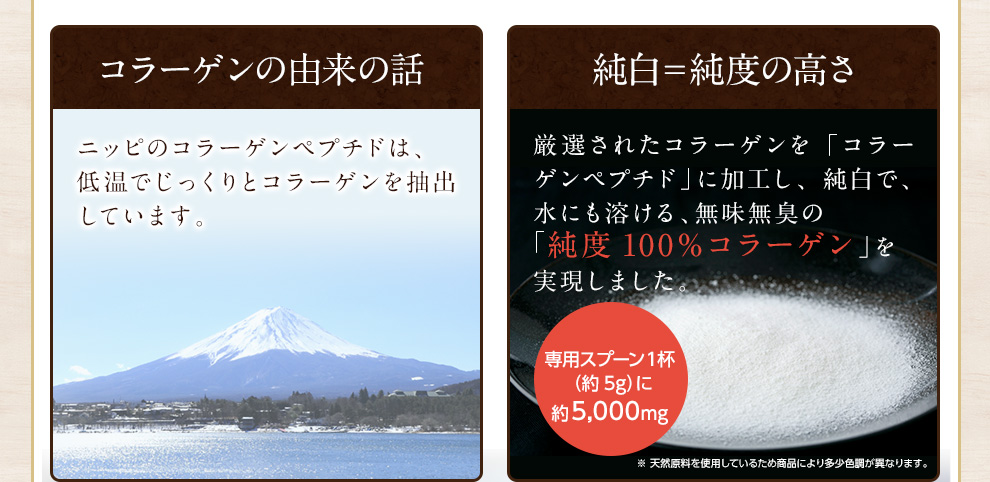 コラーゲンの由来の話 