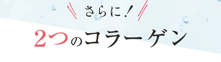 さらに！ 2つのコラーゲン